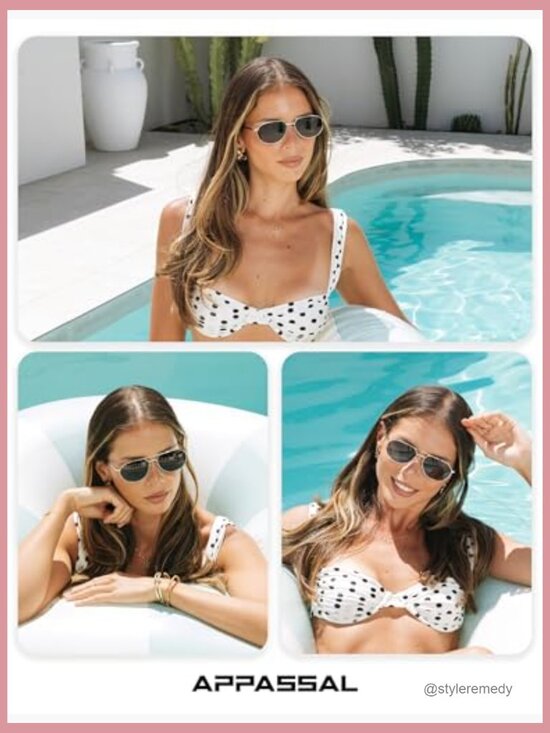Metal Frame Polarized Oval Sunglasses UV400 Protection Retro Vintage main image 4